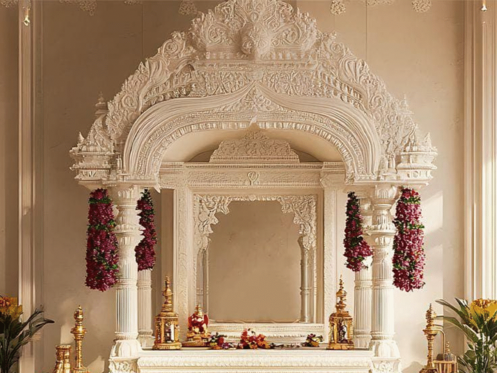 Top 10 Small Marble Mandir Designs for Flats & Apartments