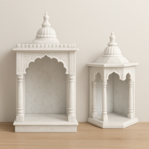 Compact Marble Temples (1–3 feet)