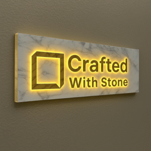 Customized Name Marble Plaques (with Family Name or Logo)