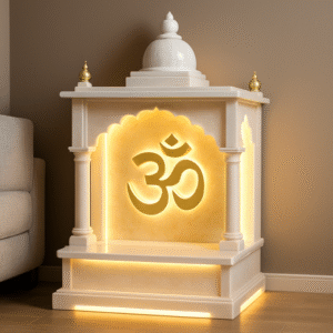 Marble Temple with LED Lighting