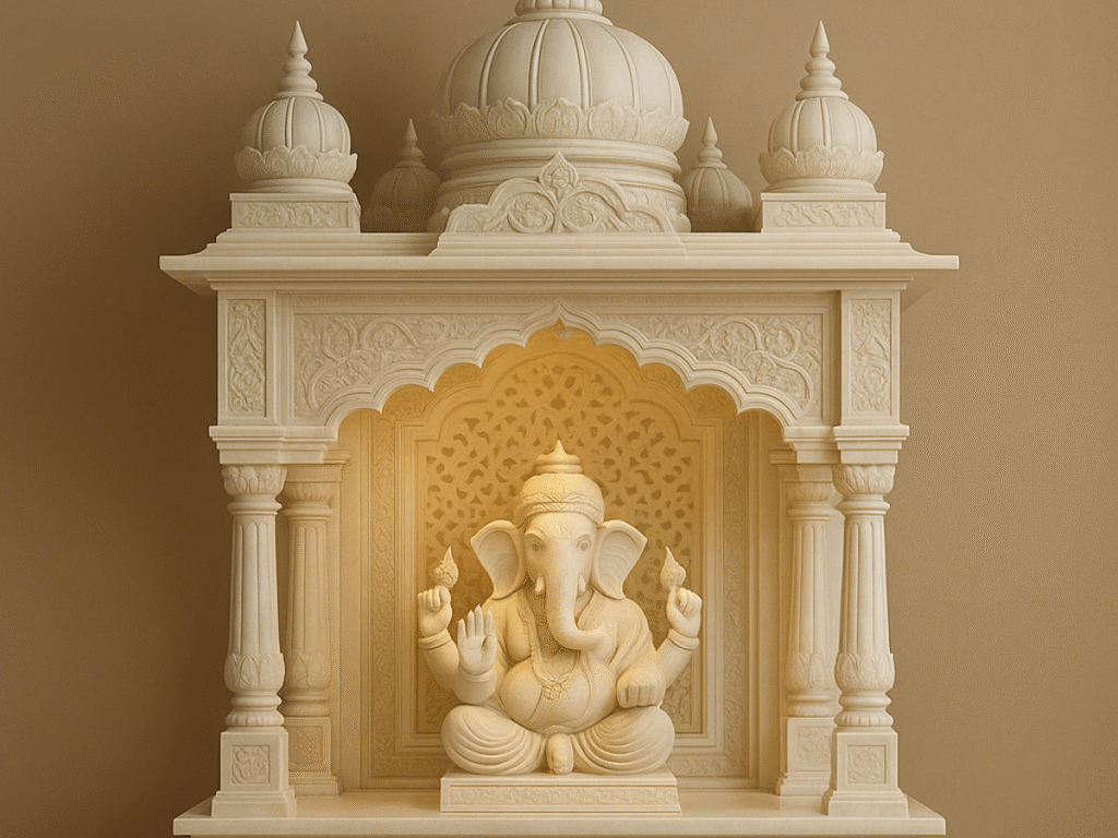 White Marble Mandir for Home: Designs, Vastu, Prices and Maintenance Guide